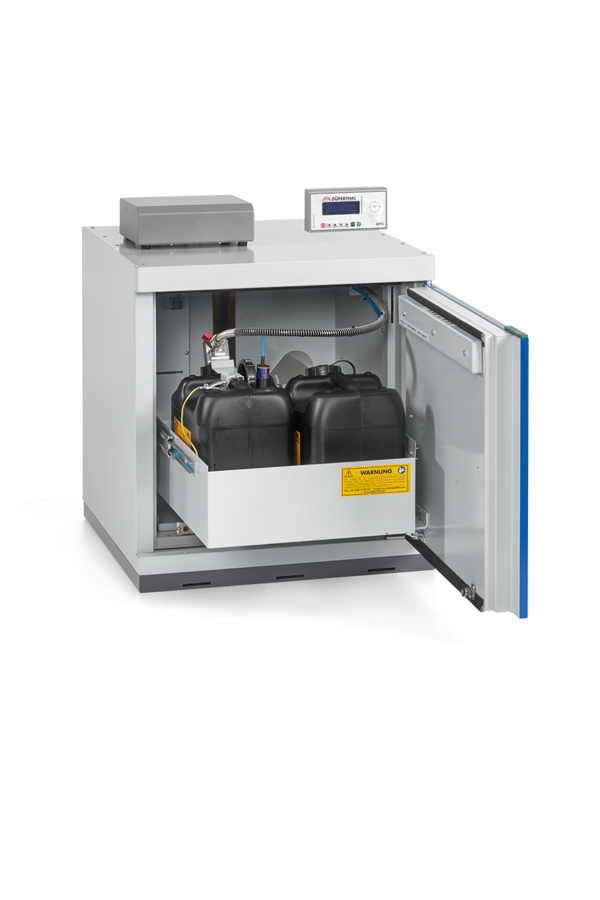 DUPERTHAL UNDER-BENCH CHEMICAL WASTE SAFETY CABINET TYPE 90
